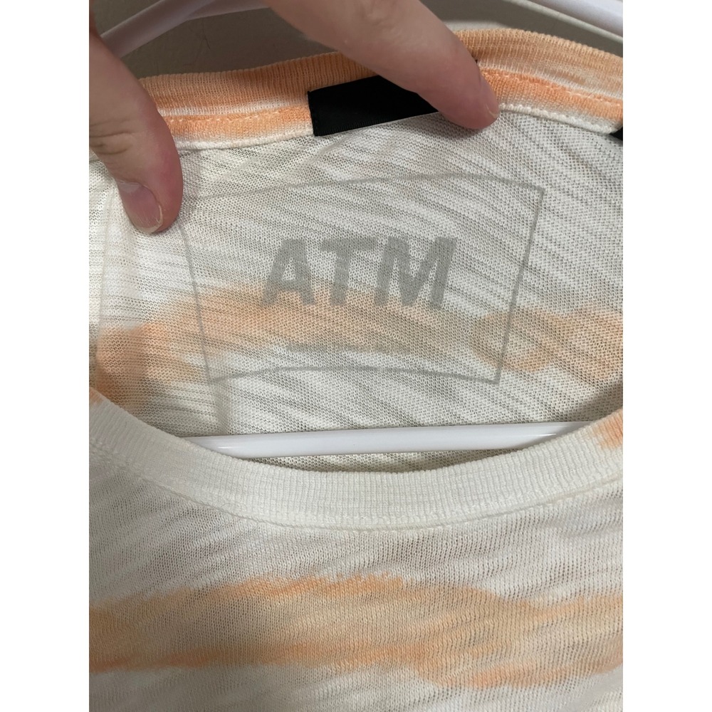 ATM Anthony Thomas Melillo Slub Jersey Destroyed Long Sleeve Tee Size‎ XS - Picture 9 of 10